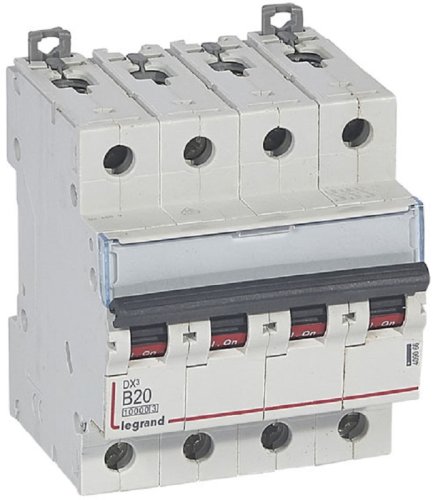 Выключатель автоматический Legrand DX3-E 10000 4п 20А B 16кА картинка